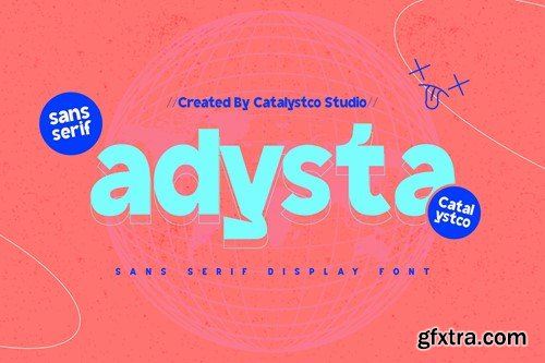Adysta Sans Serif Display Font HJM5JBV