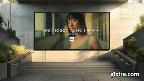 Videohive Underground Billboard Mockups 52412421 Videohive Underground Billboard Mockups 52412421