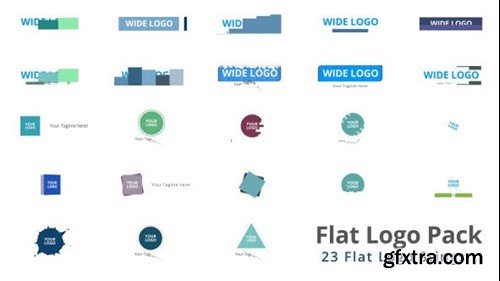 Videohive Flat Logo Pack 9300776