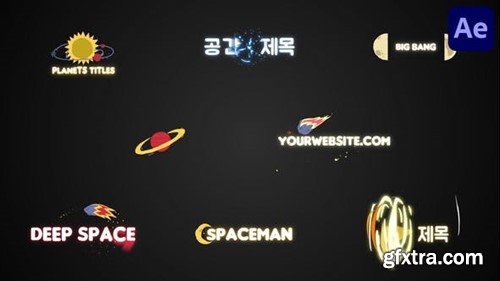 Videohive Planets And Asteroids Titles for After Effects 52445671 Videohive Planets And Asteroids Titles for After Effects 52445671