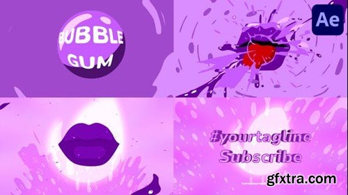 Videohive Bubble Gum Logo for After Effects 52426705 Videohive Bubble Gum Logo for After Effects 52426705