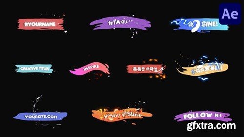 Videohive Energy Splats Titles for After Effects 52453335 Videohive Energy Splats Titles for After Effects 52453335