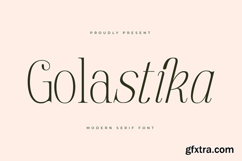Golastika Modern Serif Font Q7WJUKU