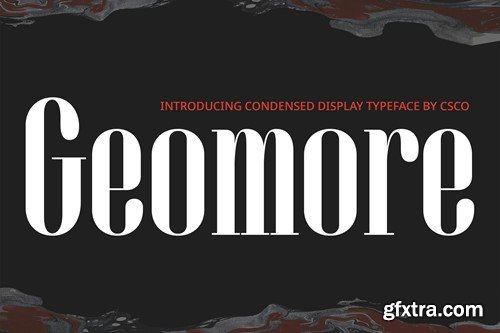 Geomore – Condensed Serif 2WU98S9
