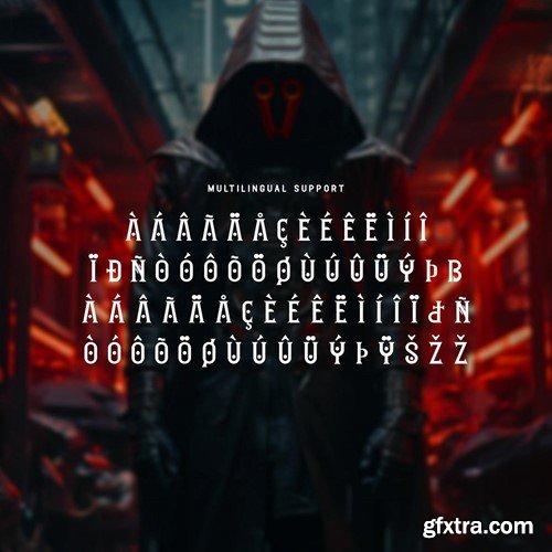 Megatron - Modern Serif Film Font TWSZWYC