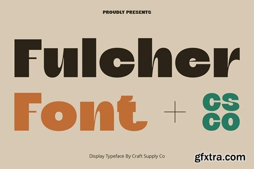 Fulcher – Bold Sans Serif UFKELQ2