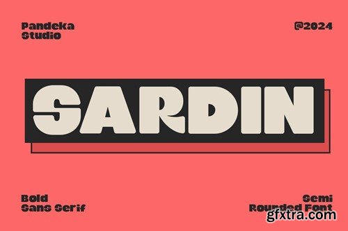 Sardin - Modern Logo Font SA3CHUB