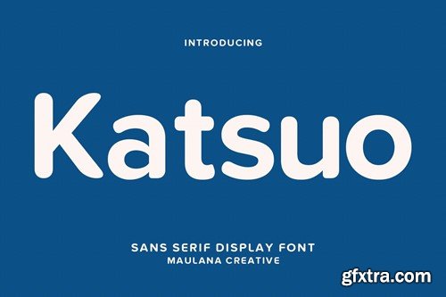 Katsuo Sans Display Font ZNG3LUW