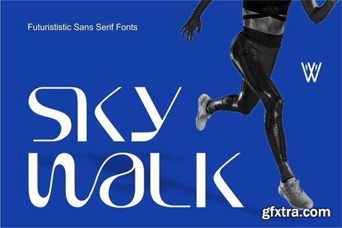 Sky Walk | Elegant Futurisitic Font DR2ED6T
