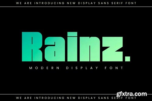 Rainz Sans Serif Font 98CF2ZK
