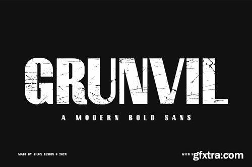 Grunvil - Modern Bold Sans Q5YNSYS