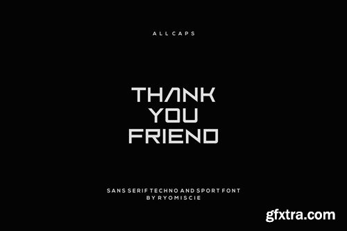 Vanoper - Sans Serif Techno And Sport Font BH3D5ES Vanoper - Sans Serif Techno And Sport Font BH3D5ES