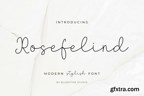 Rosefelind - Stylish Font SJF2VUZ