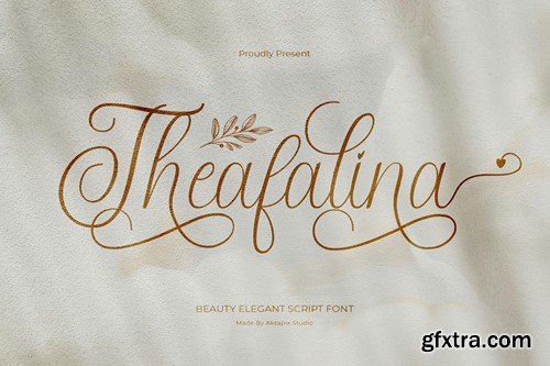 Theafalina - Beauty Elegant Script 2CF93YK