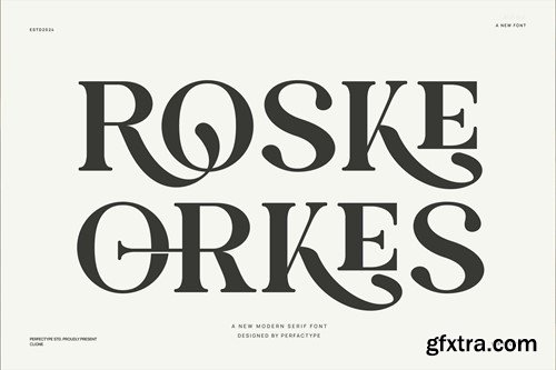 Roske Orkes Elegant Serif Font Typeface BR2QJ5K