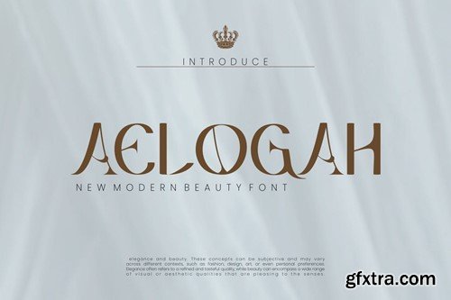 Aelogah - Modern Beauty Font MF4M8MN
