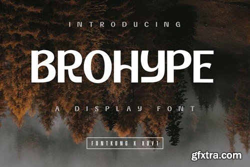 Brohype - Display Font BDUFRQT