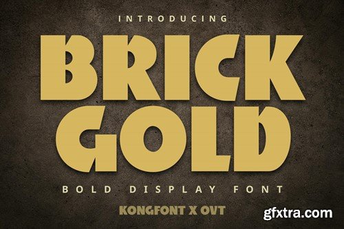 Brickgold - Bold Display Font 4K6EH2Y