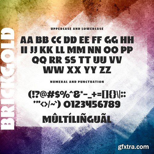 Brickgold - Bold Display Font 4K6EH2Y