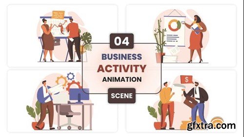 Videohive Business Activity Concept Illustration 52473030