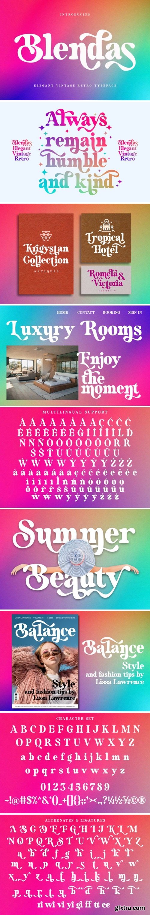 Blendas Font