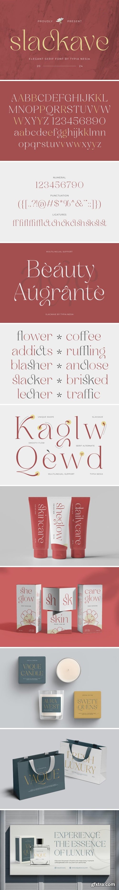 Slackave Font