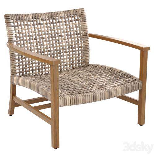 Isola Lounge Chair in Natural Finish
