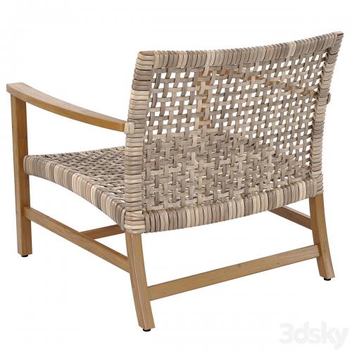 Isola Lounge Chair in Natural Finish