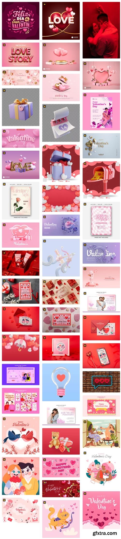 Premium Vector Collections - Love is in the air - 150xEPS and JPG