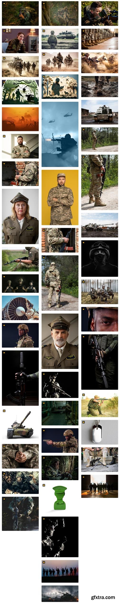 Premium Photo Collections - Army and Soldiers - 119xJPG