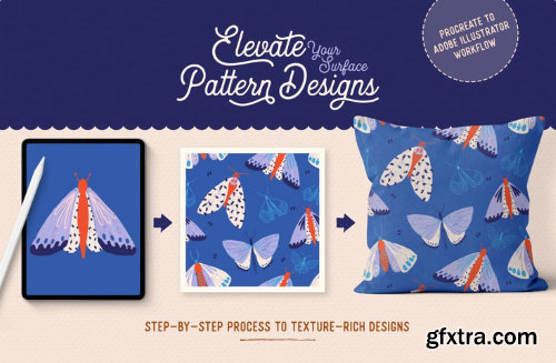 Elevate Your Surface Pattern Designs: A Procreate to Adobe Illustrator Workflow