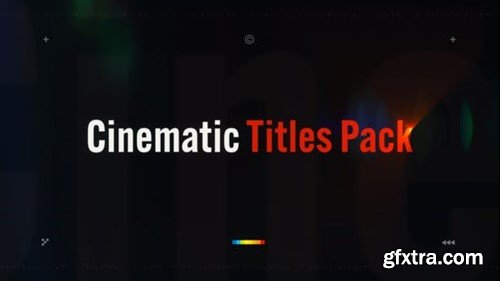 Videohive Cinematic Titles 52453688 Videohive Cinematic Titles 52453688