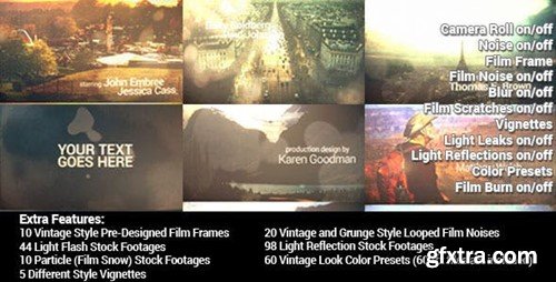 Videohive Vintage and Grunge Film Effect 04 8597816