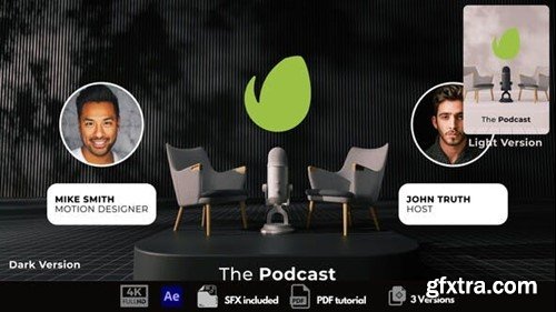 Videohive The Podcast Intro 52479887 Videohive The Podcast Intro 52479887