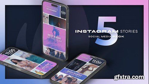Videohive Multiscreen Instagram Reel Pink 51345091 Videohive Multiscreen Instagram Reel Pink 51345091