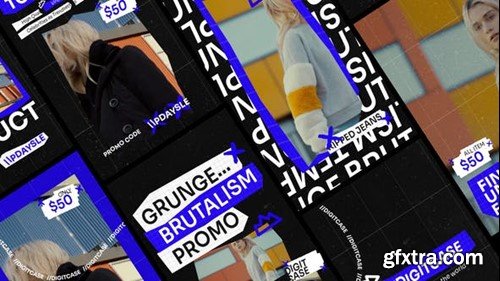 Videohive Brutalism Promo Stories Pack 51740883