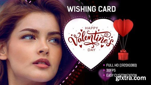 Videohive Valentine's Day Wishing Card 50273365 Videohive Valentine's Day Wishing Card 50273365
