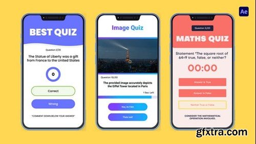 Videohive True or False Quiz 51592272 Videohive True or False Quiz 51592272