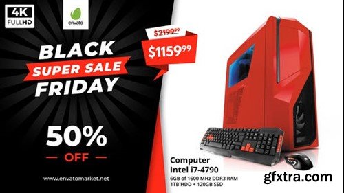 Videohive Black Friday Promo 22801624 Videohive Black Friday Promo 22801624