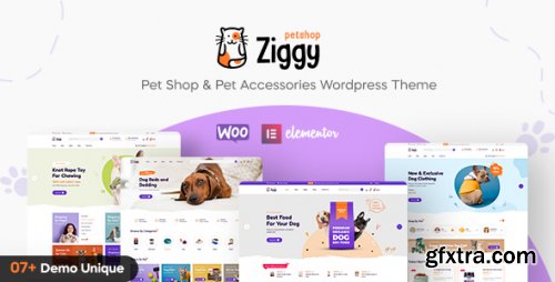Themeforest - Ziggy - Pet Shop WordPress Theme 38229371 v1.2.2 - Nulled