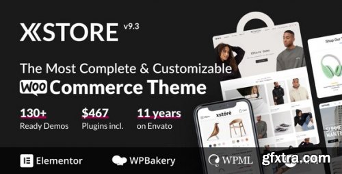 Themeforest - XStore | Multipurpose WooCommerce Theme 15780546 v9.3.9 - Nulled