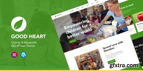 Themeforest - GoodHeart - Charity &amp; Nonprofit Elementor WordPress Theme 50853431 v1.0.0 - Nulled