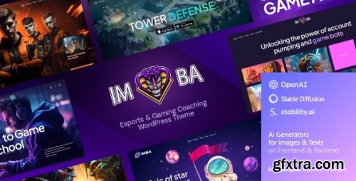 Themeforest - Imba — Esports &amp; Gaming Coaching WordPress Theme 51781515 v1.0.0 - Nulled