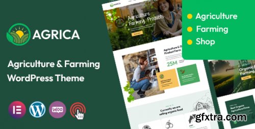 Themeforest - Agrica - Agriculture WordPress Theme 50269674 v1.0.1 - Nulled