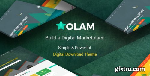 Themeforest - Olam - Easy Digital Downloads Marketplace WordPress Theme 14331470 v5.2.0 - Nulled