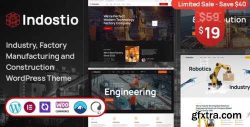 Themeforest - Indostio - Factory and Manufacturing WordPress Theme 51015897 v1.0.0 - Nulled