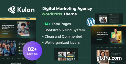 Themeforest - Kulan - Digital Marketing Agency WordPress Theme 50926720 v1.0 - Nulled
