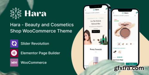Themeforest - Hara - Beauty and Cosmetics Shop WooCommerce Theme 34971779 v1.1.16 - Nulled