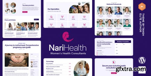 Themeforest - NariHealth Women&#39;s Health Consultant WordPress Theme 48778091 v1.0.5 - Nulled