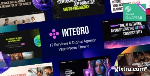 Themeforest - Integro — IT Services &amp; Digital Agency WordPress Theme 51222535 v1.3.0 - Nulled